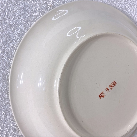 Vintage Strawberry Pie Ceramic Pie Dish Pie Plate With Recipe - Picture 10 of 11